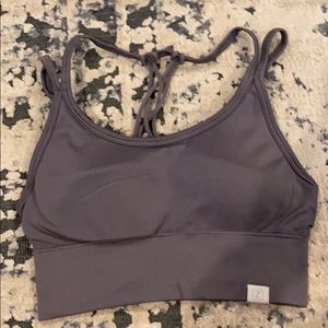 Gray zobha sports bra
